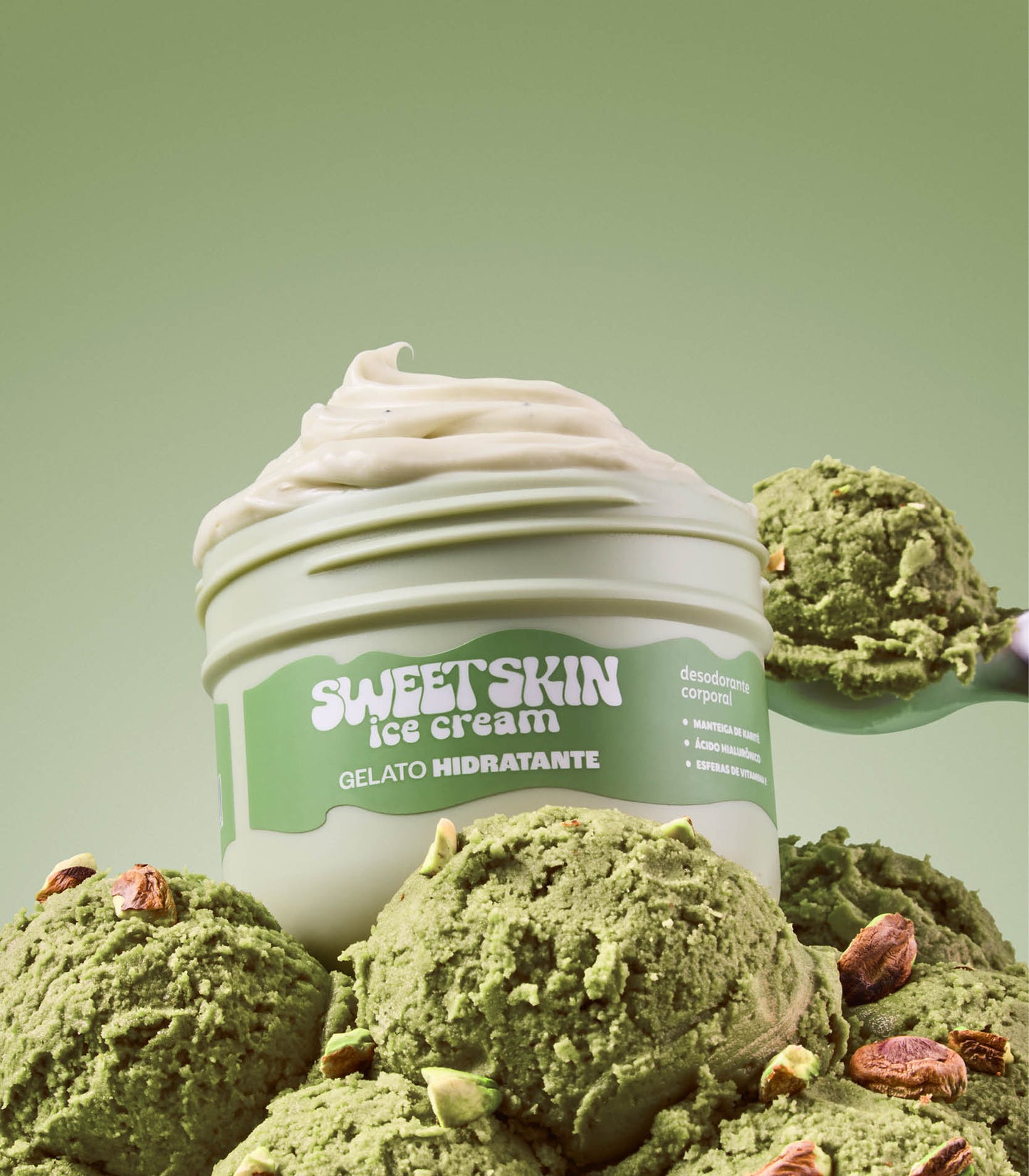 GELATO HIDRATANTE (MOUSSE DE PISTACHE) – SWEET SKIN ICE CREAM