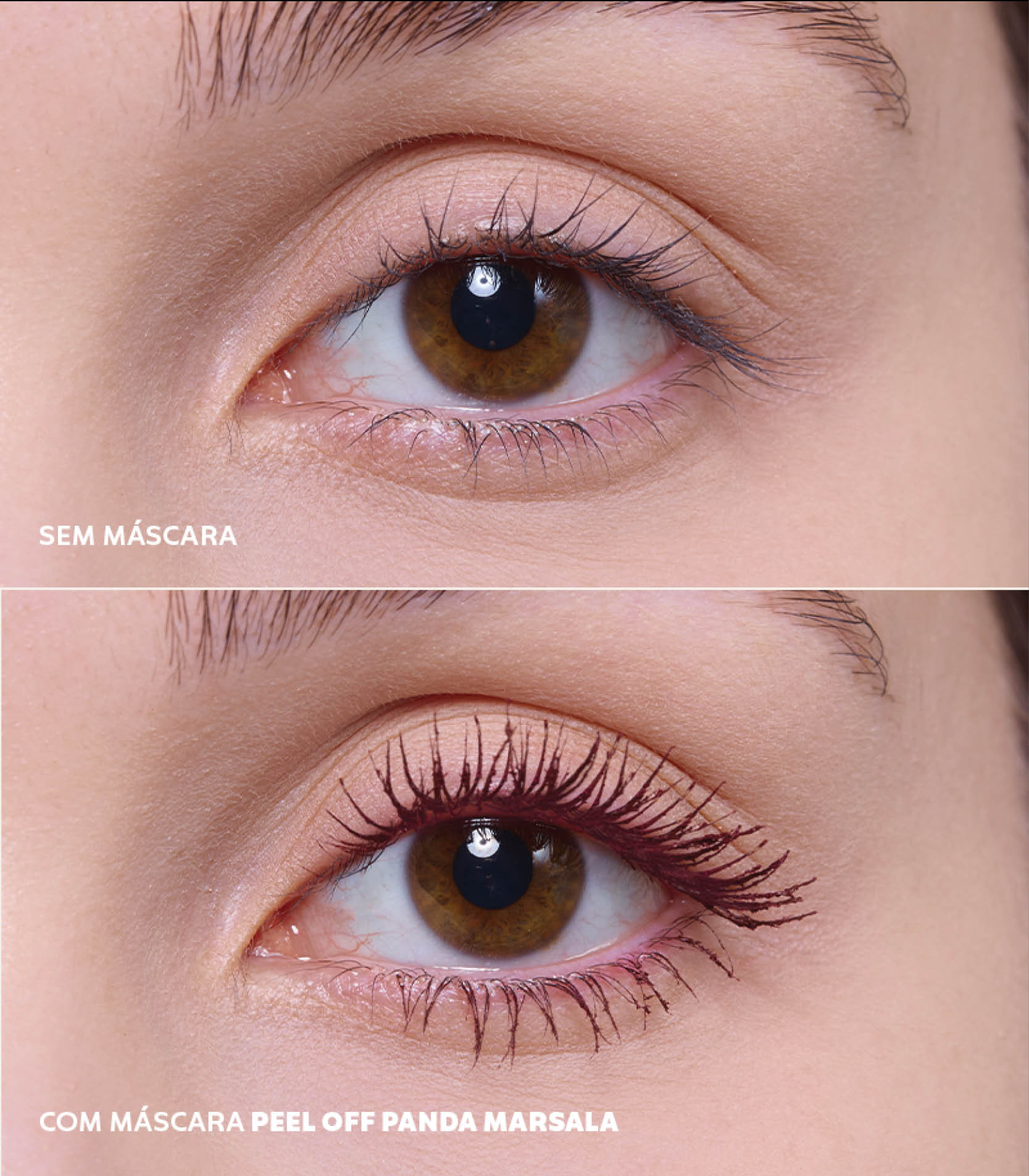 Máscara Para Cílios Peel-Off Panda – Marsala – Dailus