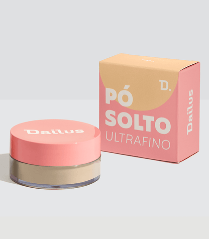 Kit Base Cover Fix D.2 + Pó Solto Ultrafino Claro