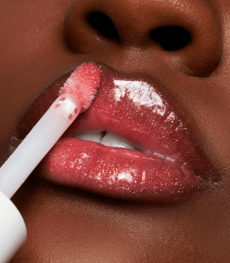 Lip Glitter – Peach Glow