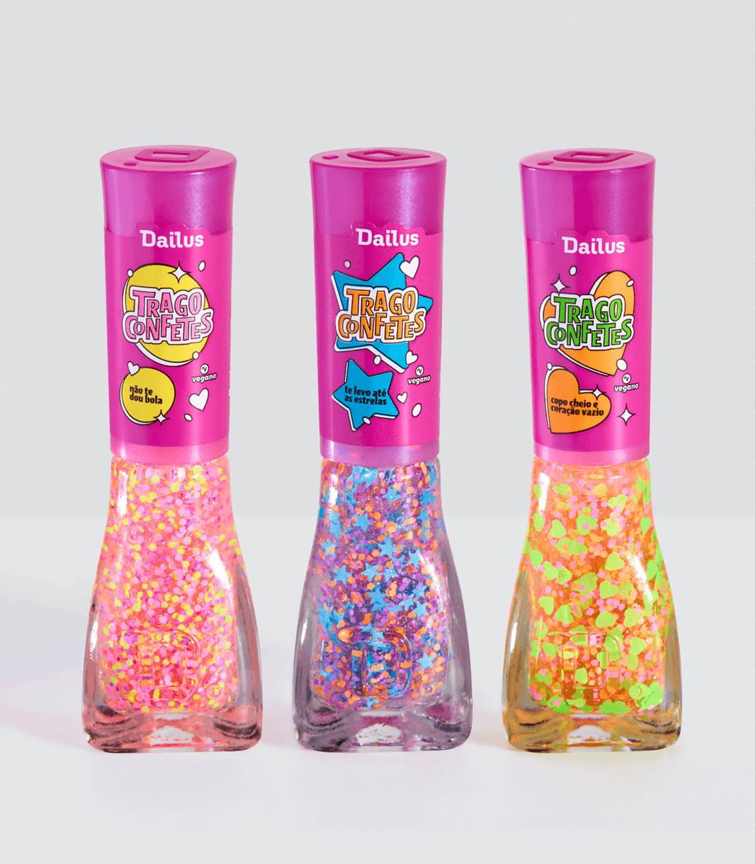 Kit Esmaltes Trago Confetes
