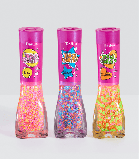 Kit Esmaltes Trago Confetes