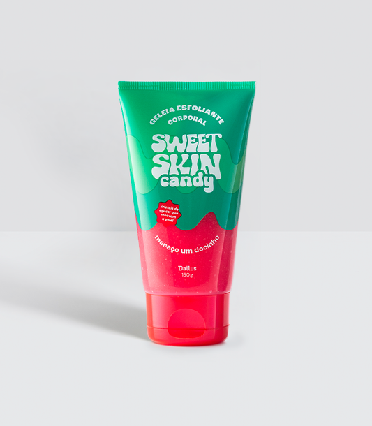 GELEIA ESFOLIANTE CORPORAL - MEREÇO UM DOCINHO – (MELANCIA ICE) – SWEET SKIN CANDY