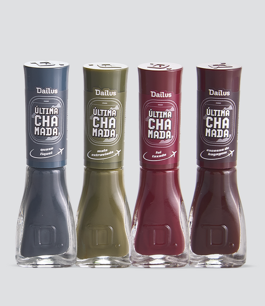 Kit de Esmalte Última Chamada Escuros