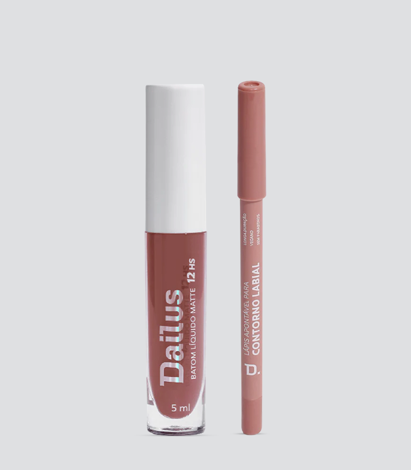 Kit Lábios Perfeitos Dailus – Batom Sissone + Lápis Latte