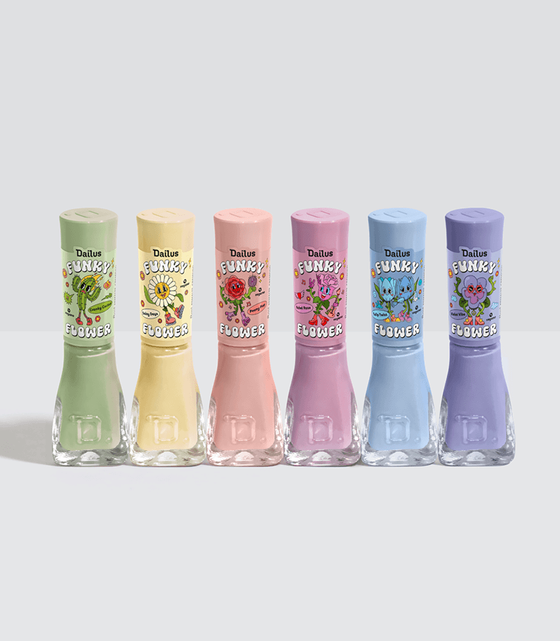 Kit Esmaltes Funky Flower