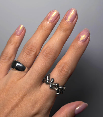 Esmalte Top Chrome – Efeito Pó Cromado – Gold To