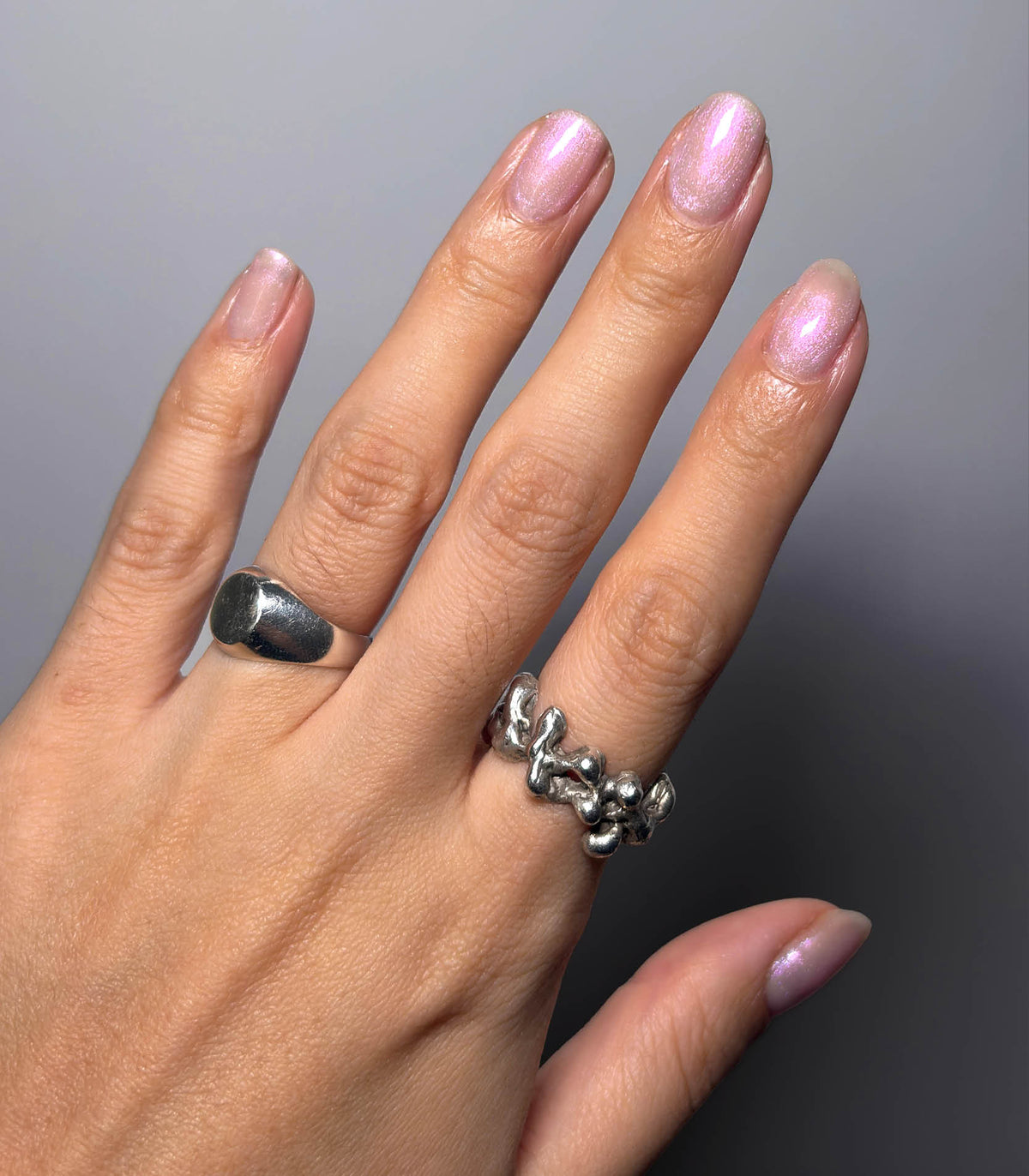 Esmalte Top Chrome – Efeito Pó Cromado – Pink Top
