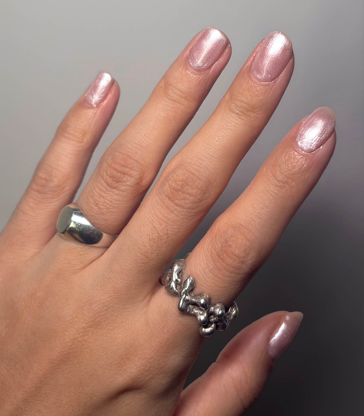 Esmalte Top Chrome – Efeito Pó Cromado – Silver Top