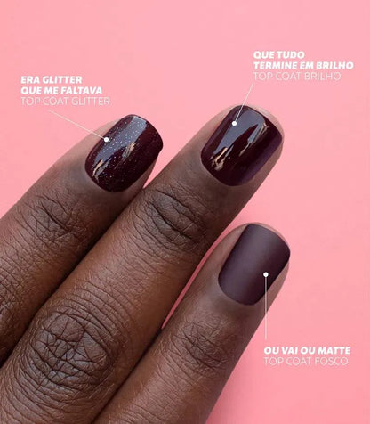 Ou Vai Ou Matte (Top Coat Fosco)